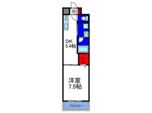 セレッソプラーサ大今里の物件間取画像